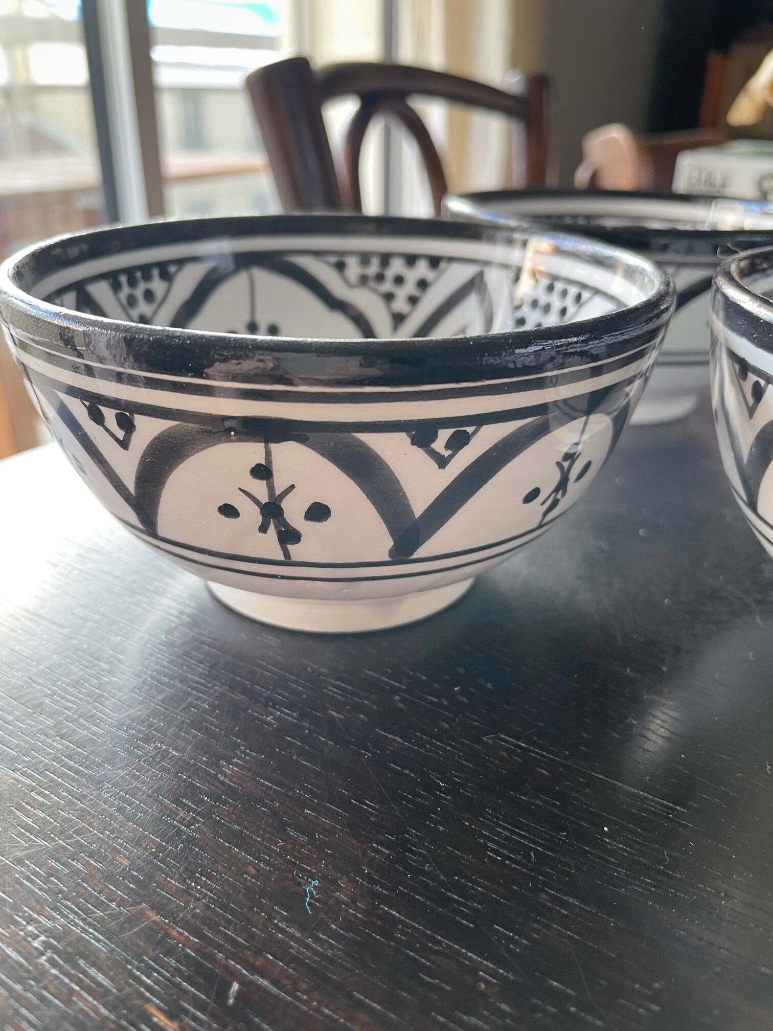 Set of 6 ceramic bowls
