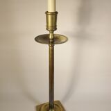 Brass "candle" lamp