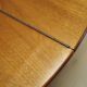 Table basse ronde en acajou, design danois, années 1970, production : Danemark
