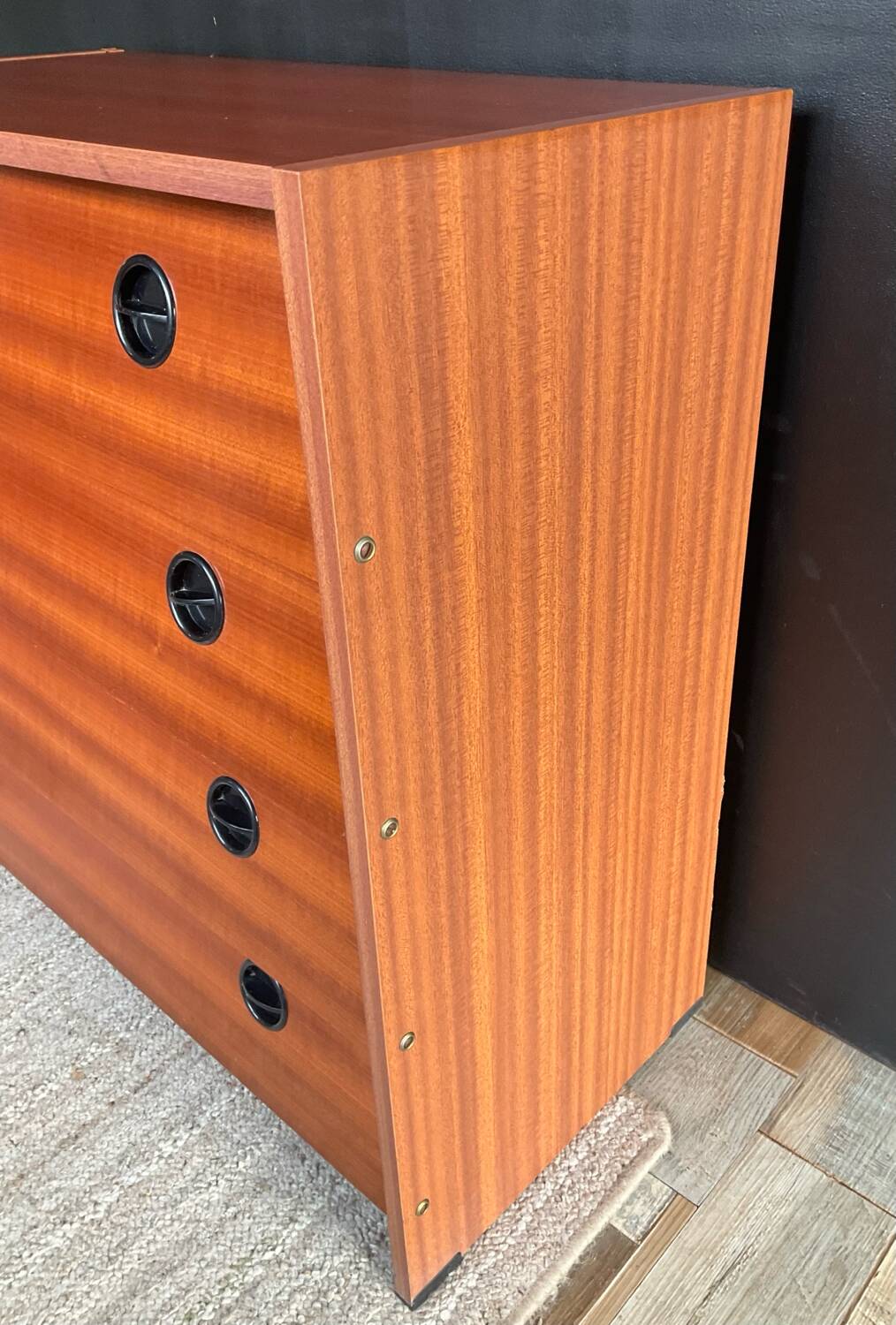 Vintage 1970s shoe cabinet