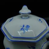 Sucrier en porcelaine Rosenthal Bavaria pivoine bleue