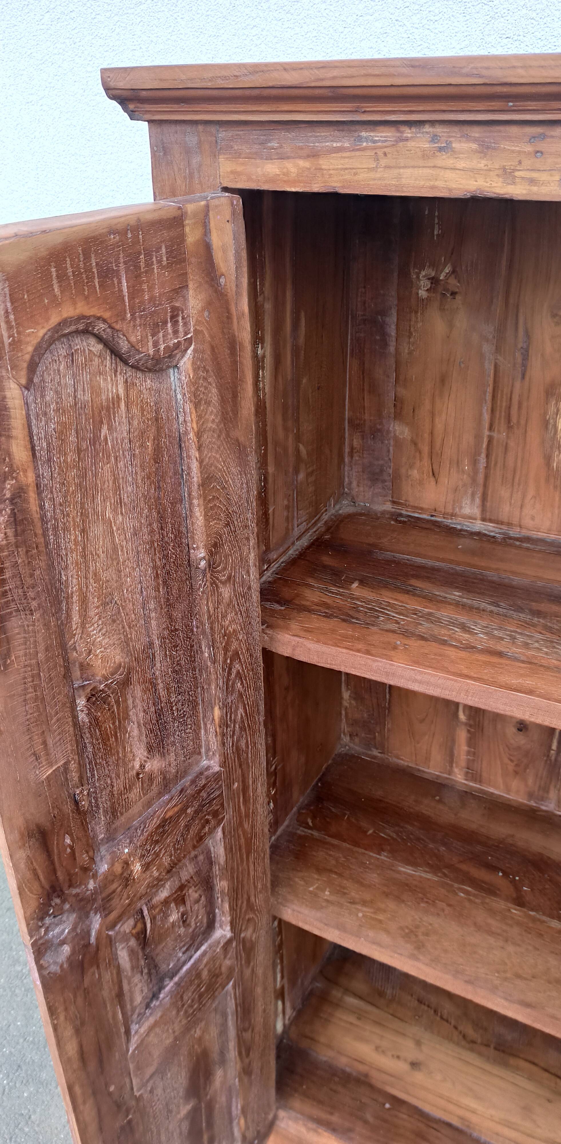 Antique wooden wardrobe