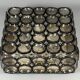 60s 70s Ceiling Lamp Plafoniere Glashütte Limburg Germany Glass & Metal