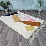 Handmade Berber rug in pure wool 2.5x1.5 m