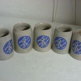 Munich glazed stoneware beer mugs 0.5 L