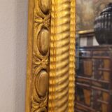 Espejo de pared Segundo Imperio, Madera tallada y dorada, Napoleon III, circa 1880 – France