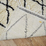 Handmade moroccan berber carpet 243 x 136 cm