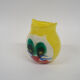 Glass vase with cat figure, Murano, Italy 1960's