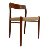 Chaise modèle 75 par Niels O. Möller, restaurée, années 1950