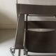 Fauteuil métal et cuir gris wassily par Marcel Breuer
