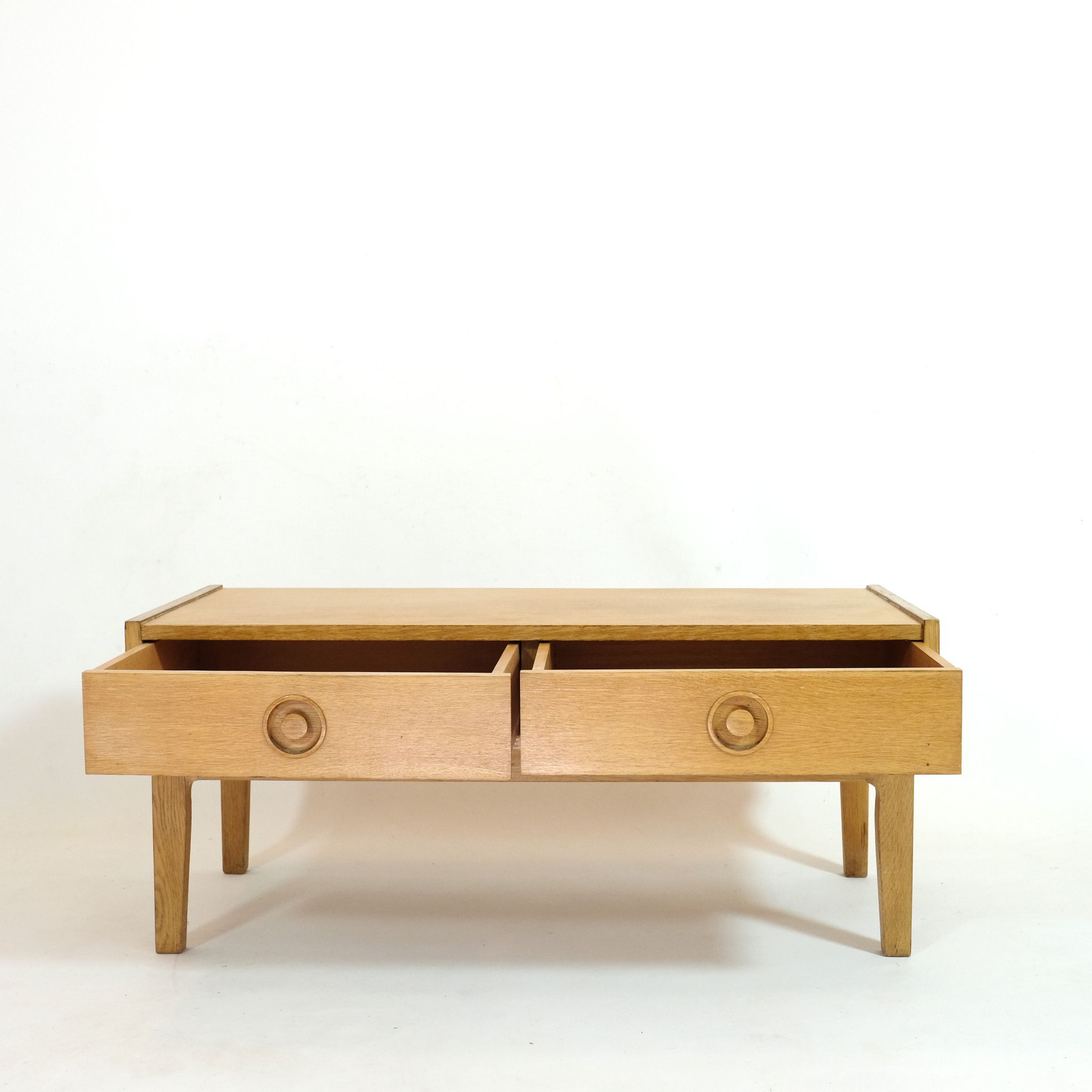 Small Scandinavian row in light wood from the 70s.