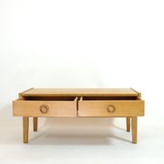 Small Scandinavian row in light wood from the 70s.