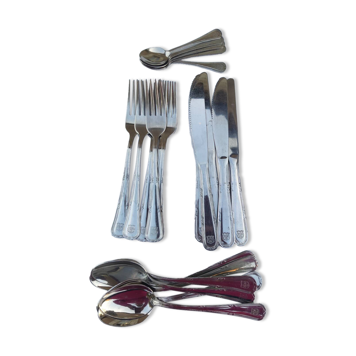 Couverts en inox F.C.Barcelona
