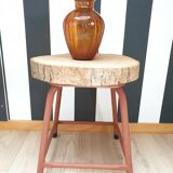 Vintage Stool Side Table