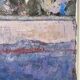 Old painting, urban landscape, 70s