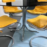 Vintage Space Age dinner table and four chairs