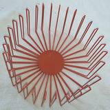 Fruit basket lacquered steel wire