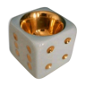 Empty porcelain dice pocket