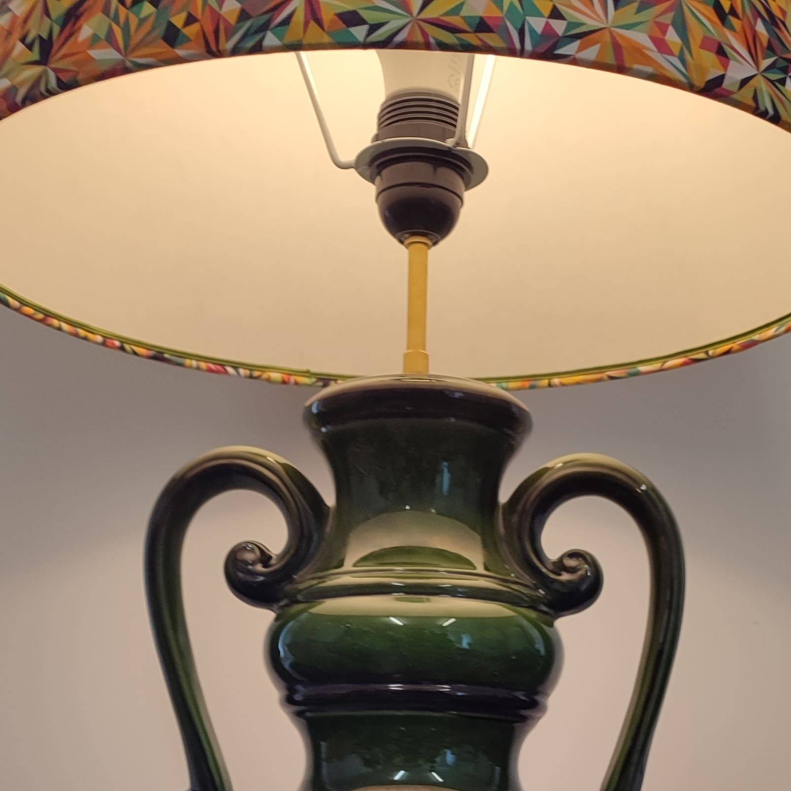 Vintage olive lamp
