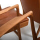 Lot de 4 fauteuils AP-16 en chêne par Hans Wegner
