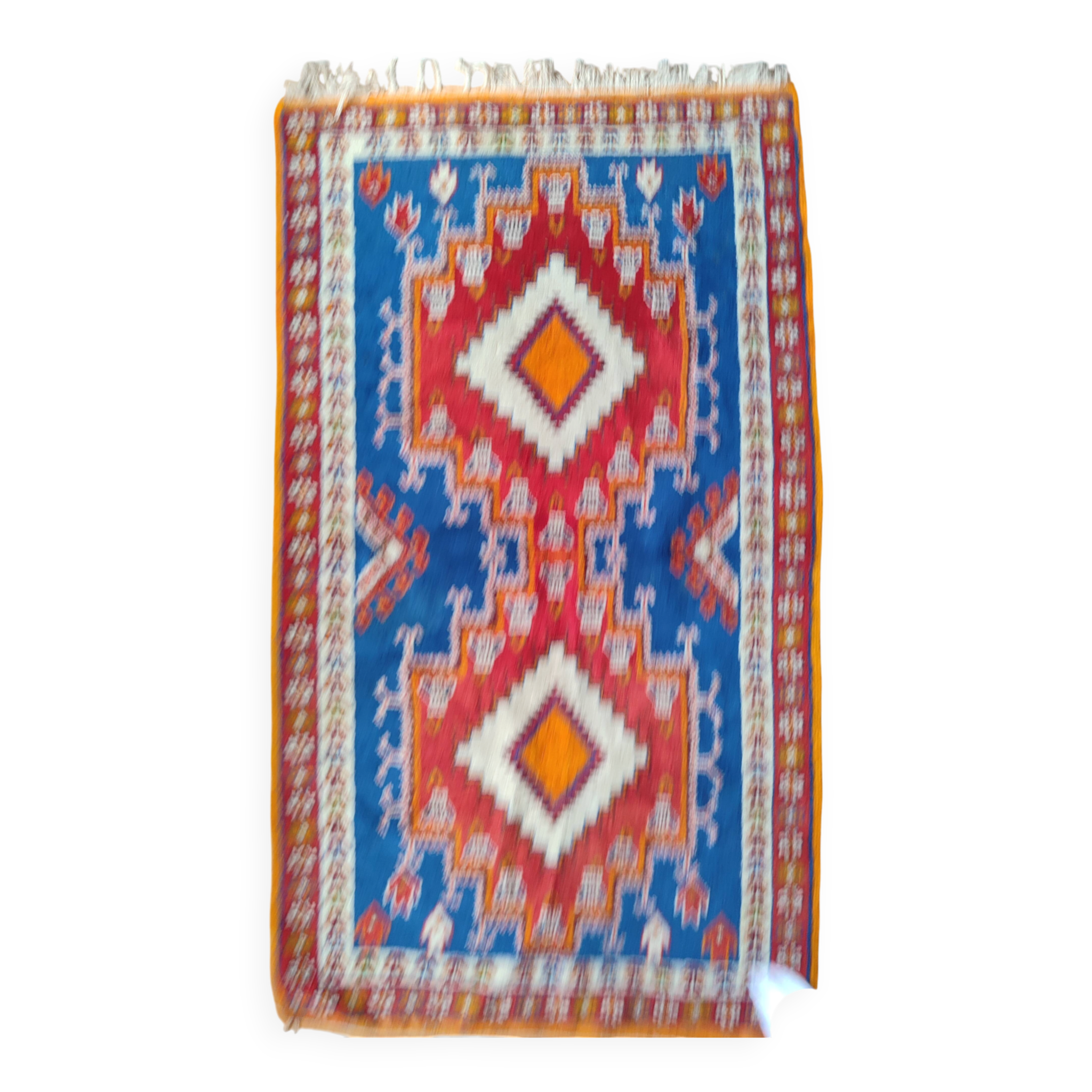 Authentic Moroccan Berber rug – 100% wool – handmade – 220 × 120 cm