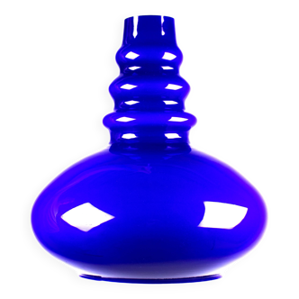 Peill and Putzler vintage 70s orange blue pendant lamp