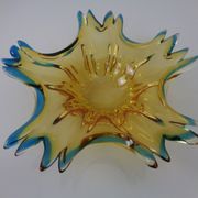 Sommerso Murano Glass Bowl, Italy, 1960s