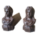 Paire de chenets en fonte XIXème