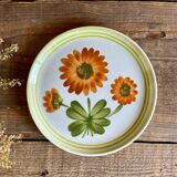 4 sarreguemines and digoin dessert plates