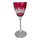 Baccarat: 1 lined crystal wine glass with high leg, 19 cm. 7 available B794