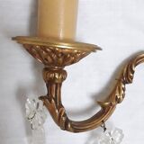 Pair of bronze sconces
