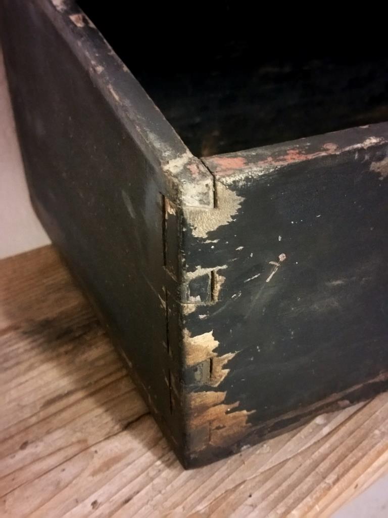 Old travel trunk