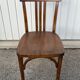 Curved wooden bistro chair Luterma 1950