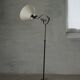 Lampadaire danois Art Déco, en fer forgé ajustable, forgé à la main, années 1930