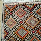 Old Berber carpet from the 1960 Morocco average atlas 213x160cm