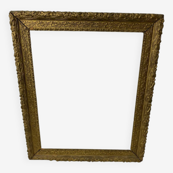 Old wooden and stucco frame