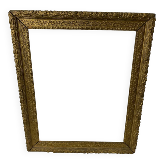 Old wooden and stucco frame