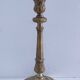 Pied de lampe bronze décor feuillagé