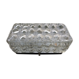 1970 bubbled glass wall light