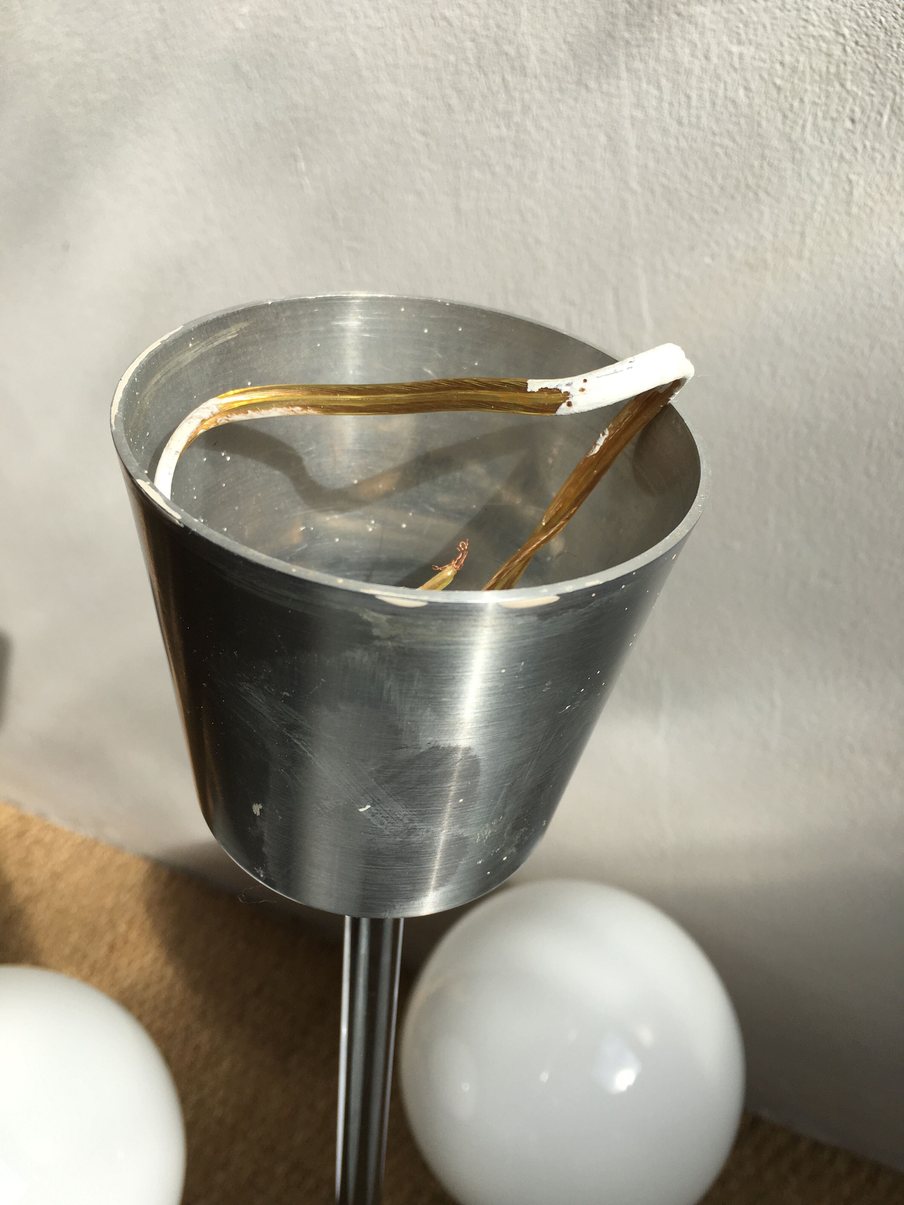 Gloss chrome and opaline 4 arm years 70/80