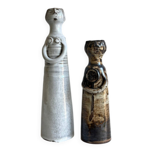 Paire de vases soliflores