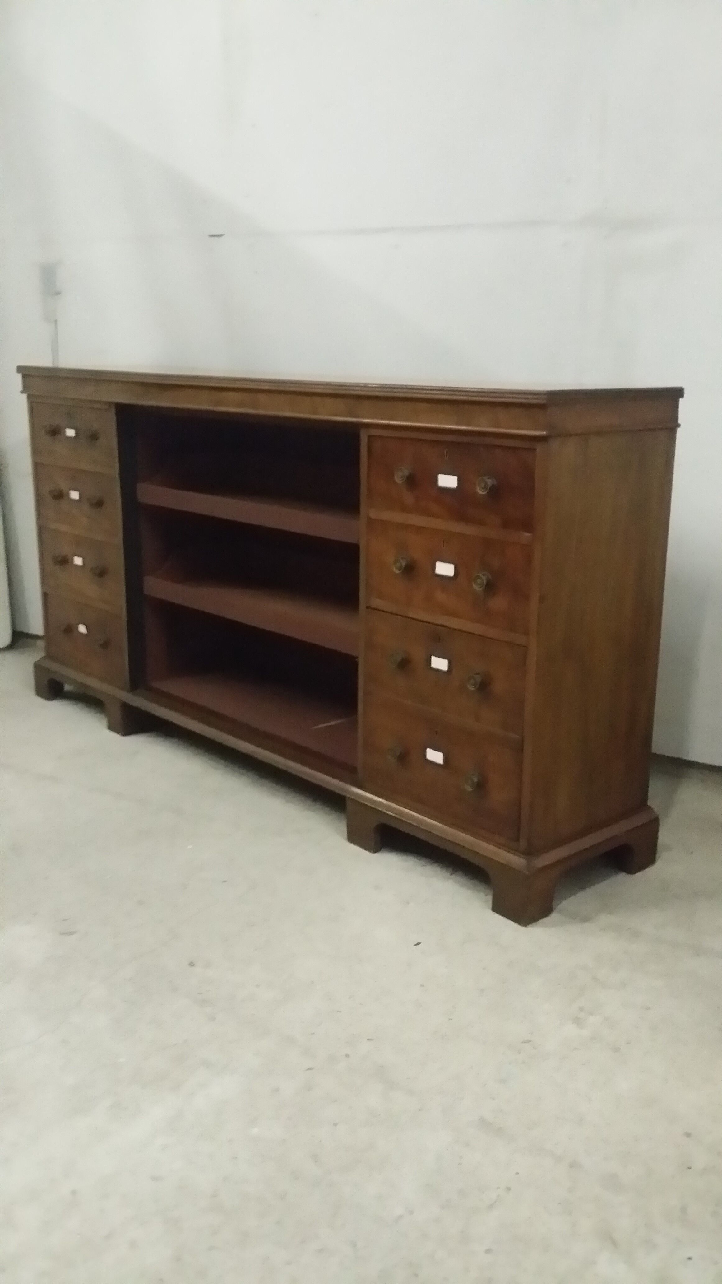 English herbalist's drawer cabinet