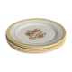 Set de 5 assiettes oiseau Boch la Louvière