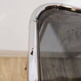 Mid-Century Modern Coffee Table – Chrome and Smoked Glass, Italy, 1970s.