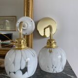 Pair of vintage wall lights