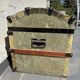 Antique Brass Steamer Trunk Early 1900s