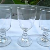 Set of 6 rustic glasses