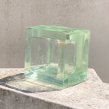 Empty pocket 70s molded glass