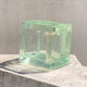 Empty pocket 70s molded glass