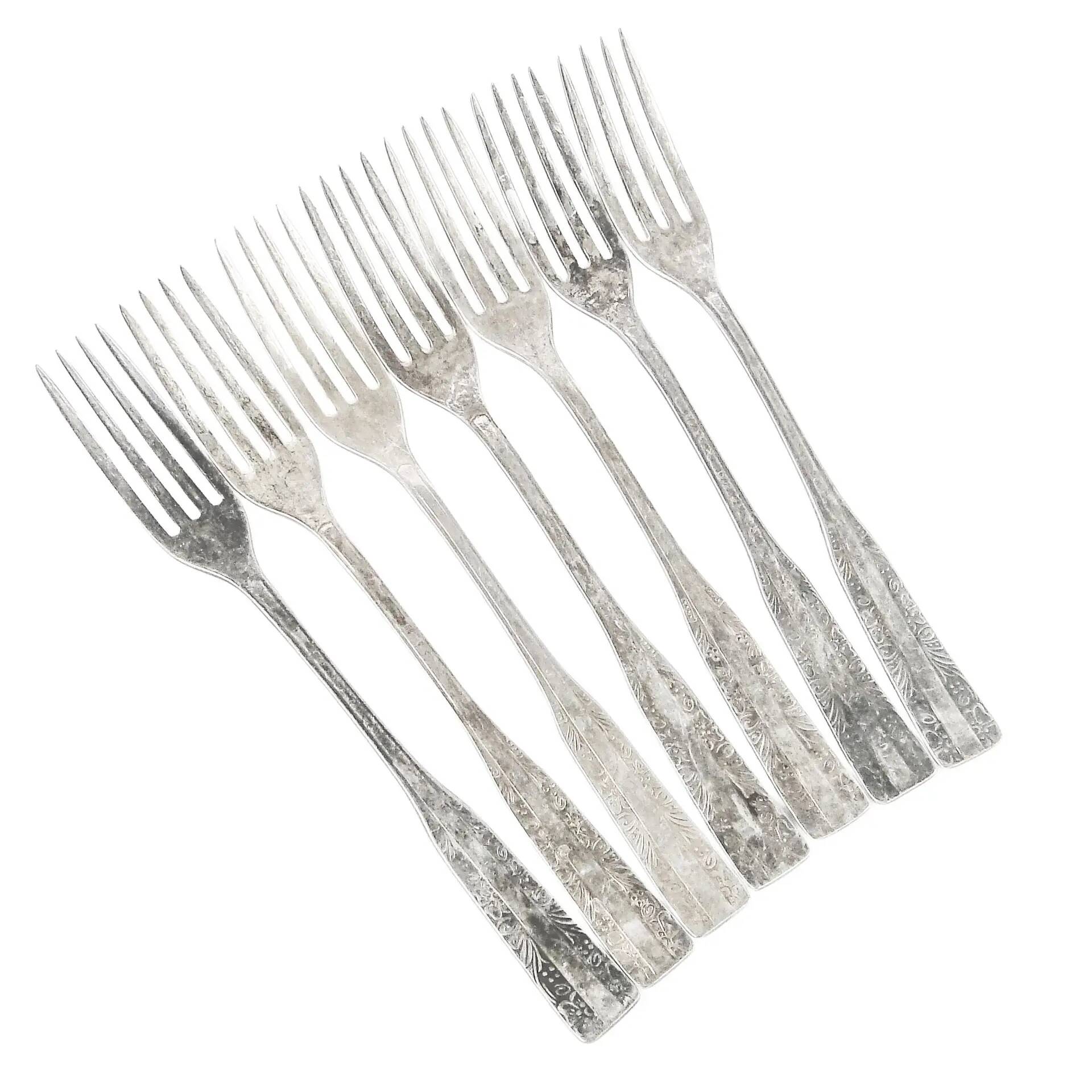 Ensemble de fourchettes de table Art Déco, Pologne, années 1970